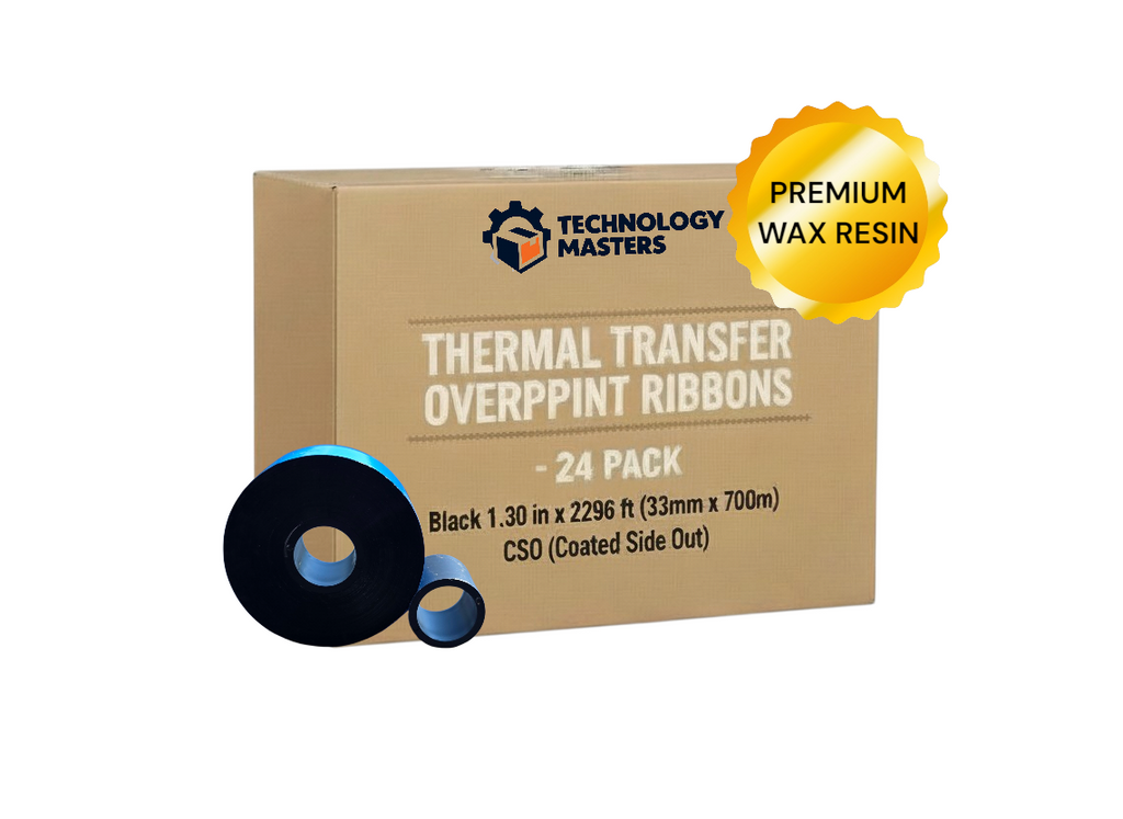 Ribbon TTO 33mm x 700m Black | Best for Markem Imaje, Videojet & Linx Printers